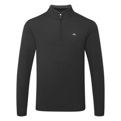 J.Lindeberg Clide 1/4 Zip Golf Sweater Black GMJS15005-9999