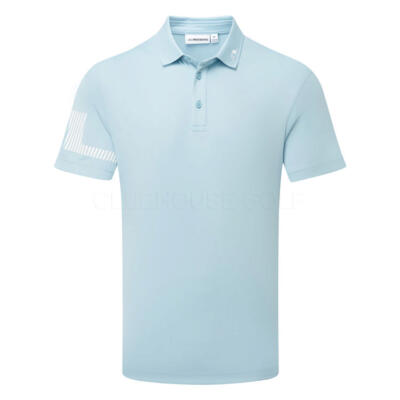 J.Lindeberg Heath Golf Polo Shirt Forget Me Not GMJT14650-O127