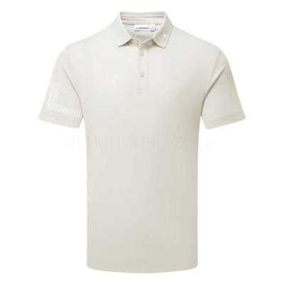 J.Lindeberg Heath Golf Polo Shirt Moonbeam GMJT14650-U029