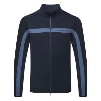 J.Lindeberg Jarvis Full Zip Golf Jacket JL Navy/Vintage Indigo GMJS13858-6855