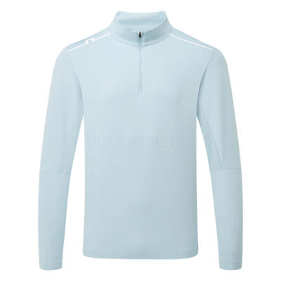 J.Lindeberg Leon 1/4 Zip Golf Sweater Forget Me Not GMJS14697-O127