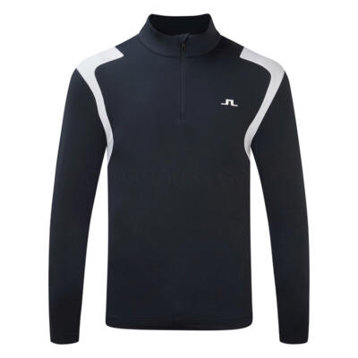 J.Lindeberg Lukas 1/4 Zip Golf Sweater JL Navy/White GMJS12062-6855