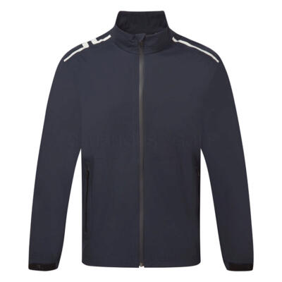 J.Lindeberg Shay Waterproof Golf Jacket JL Navy/White GMOW13079-6855