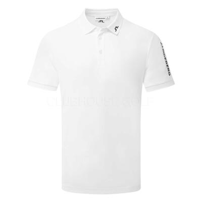 J.Lindeberg Tour Tech Golf Polo Shirt White GMJT16988-0000