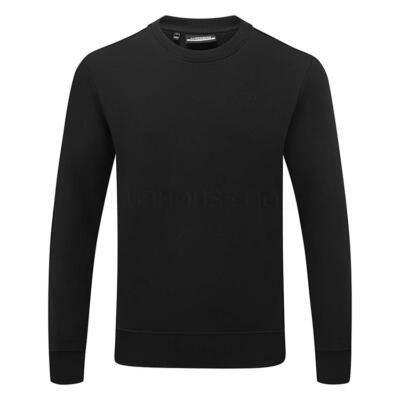 J.Lindeberg Alpha Crew Neck Golf Sweater Black AMJS13450-9999