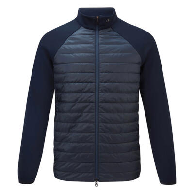 J.Lindeberg Hayden Quilt Hybrid Golf Wind Jacket JL Navy GMOW13075-6855