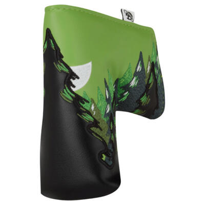 Luna Links Landscape Green Blade Putter Headcover