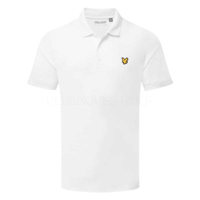 Lyle & Scott Tech Golf Polo Shirt White SP1760GTR-626