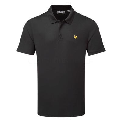 Lyle & Scott Tech Golf Polo Shirt Jet Black SP1760GTR-Z865