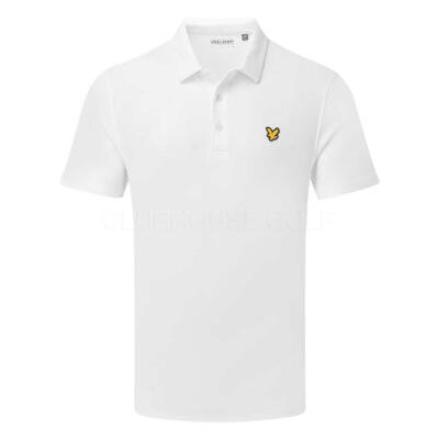 Lyle & Scott Tour Golf Polo Shirt White SP2369G-626