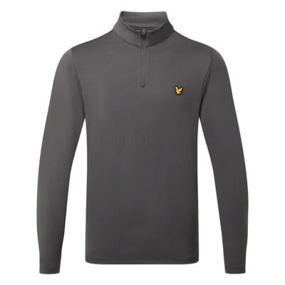 Lyle & Scott Golf Course 1/4 Zip Golf Sweater Granite ML2266G-W950