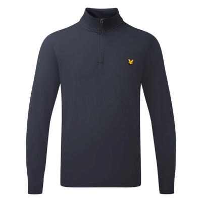 Lyle & Scott Golf Course 1/4 Zip Golf Sweater Dark Navy ML2266G-Z271