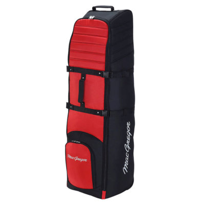 MacGregor VIP II Deluxe Wheeled Golf Travel Cover Black/Red