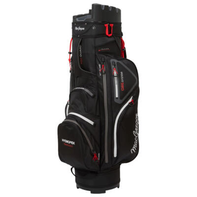 MacGregor Water Resistant Organizer Golf Cart Bag Black/Black