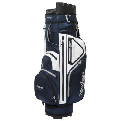 MacGregor Water Resistant Organizer Golf Cart Bag Navy/White