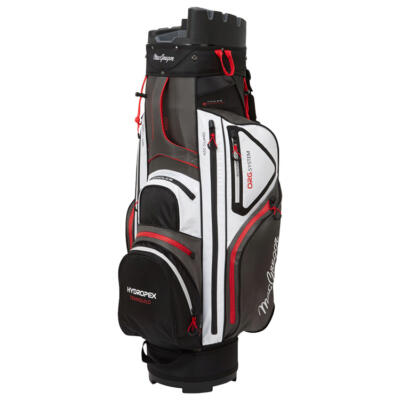 MacGregor Water Resistant Organizer Golf Cart Bag Black/Charcoal/White