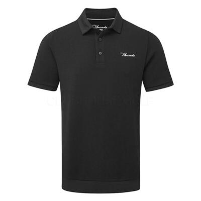 Macade AR Tech Golf Polo Shirt Black MPS2504100