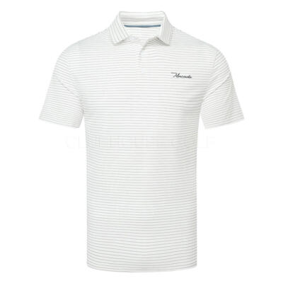 Macade Cooling Tech Golf Polo Shirt White MPS2656001