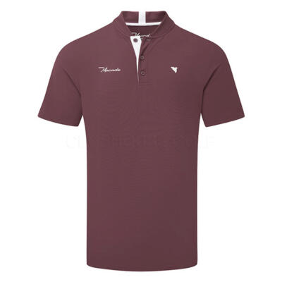 Macade Heath Bomber Golf Polo Shirt Mauve MPS2604018