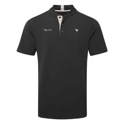 Macade Heath Bomber Golf Polo Shirt Black SH20240222