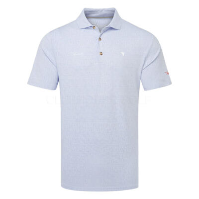 Macade Ridgeweave TX Golf Polo Shirt Light Blue MPS2656313