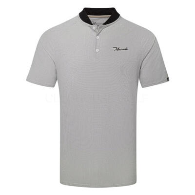 Macade TR Bomber Golf Polo Shirt White MPS2651301