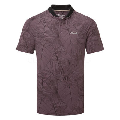 Macade TR Bomber Golf Polo Shirt Mauve MPS2651318
