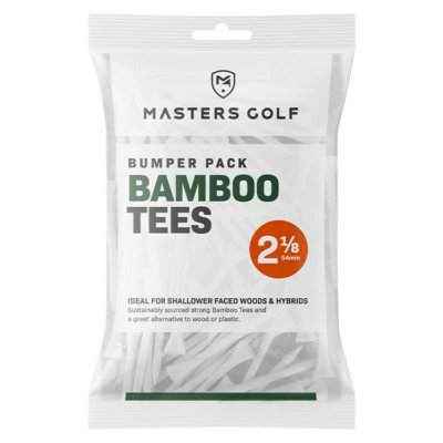 Masters 2 1/8" Bamboo Golf Tees (130 Pack)