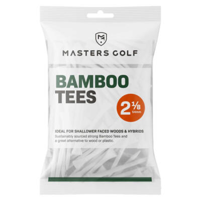 Masters 2 1/8" Bamboo Graduated Golf Tees (25 Pack)