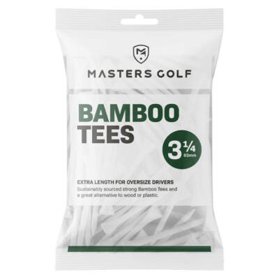 Masters 3 1/4" Bamboo Graduated Golf Tees (15 Pack)
