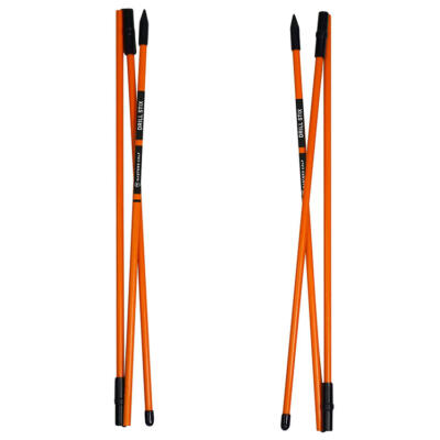 Masters Mini Foldable Alignment Drill Sticks (2 Pack) Orange