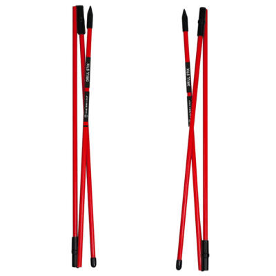 Masters Mini Foldable Alignment Drill Sticks (2 Pack) Red