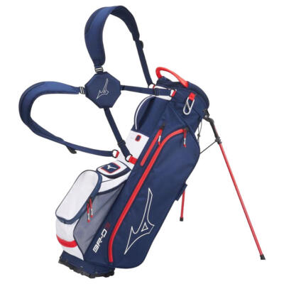 Mizuno BR-D3 Golf Stand Bag Black Navy/Red BRD3S23
