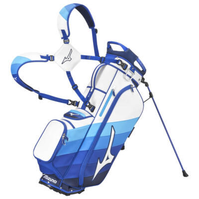 Mizuno Tour Golf Stand Bag White/Staff Blue BTOURSTD25-01