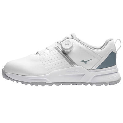 Mizuno Hazard Enerzy BOA Golf Shoes Snow White/Citadel 51GQ2501