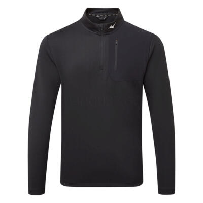 Mizuno Essential 1/4 Zip Golf Sweater Black 52GCB021