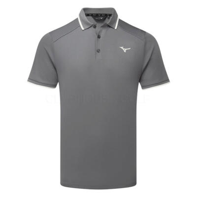 Mizuno Rib Golf Polo Shirt Lava Smoke 52GAB034-40