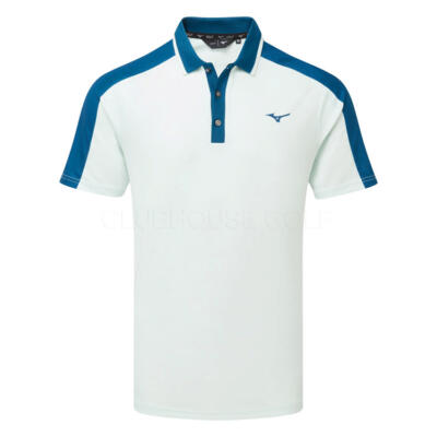 Mizuno Showdown Golf Polo Shirt Pale Blue 52GAB033-02