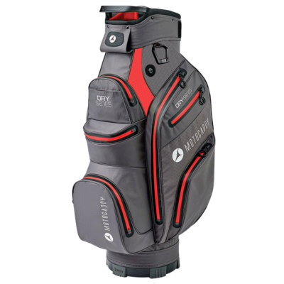 Motocaddy 2023 Dry Series Golf Cart Bag Charcoal/Red BGDR005CHRE