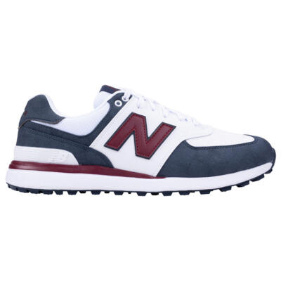 New Balance 574 Greens V2 Golf Shoes Blue/White/Red MG574BWR