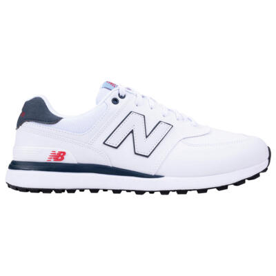 New Balance 574 Greens V2 Golf Shoes White/Blue MG574WB