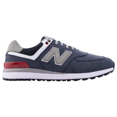 New Balance 574 Greens V2 Golf Shoes Navy/Red NB241340