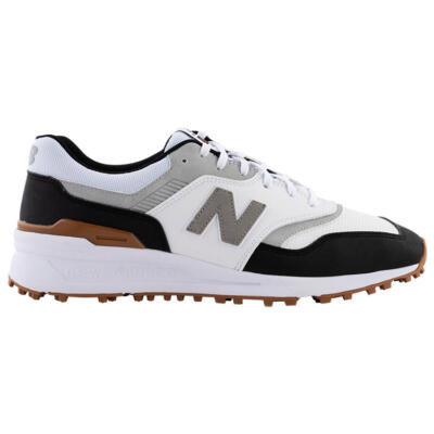 New Balance 997 Golf Shoes White/Black MG997WK