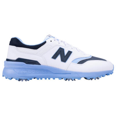 New Balance 997 Golf Shoes White/Blue MG997WB