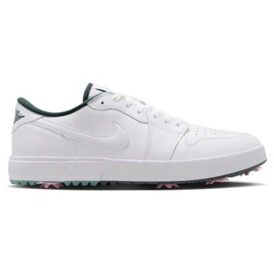 Nike Air Jordan 1 Low G Spiked Golf Shoes White/Pale Ivory/Black IQ3417-100