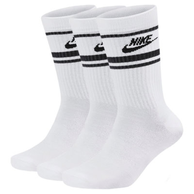 Nike Everyday Essential Crew Golf Socks (3 Pack) White/Black DX5089-103
