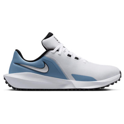 Nike Infinity G Golf Shoes White/Metallic Silver/Work Blue FN0555-105