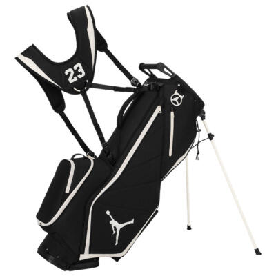 Nike Jordan Fade Away Golf Stand Bag Black/Pale Ivory FN0522-096