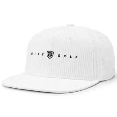 Nike Pro Flat Bill Cord Golf Cap Sail/Anthracite II0798-010