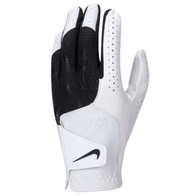 Nike Tech Extreme VIII Golf Glove White/Black (Right Handed Golfer)